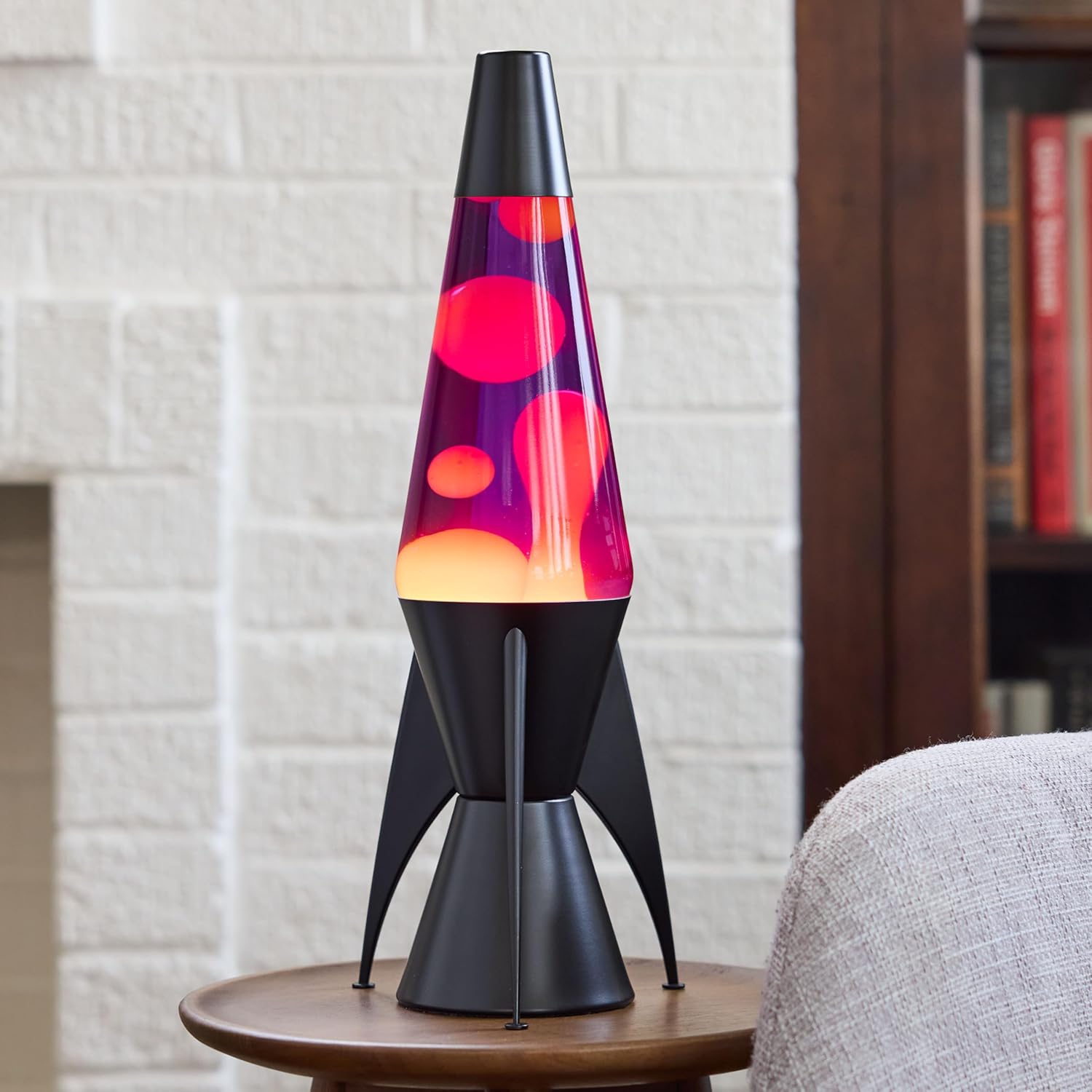 Lava The Original Lamp - 14.5 Evenfall ?C Retro Rocket Liquid Motion Lamp - Yellow Wax and Purple Liquid - Item #2391 (Amazon Exclusive) - Image 4